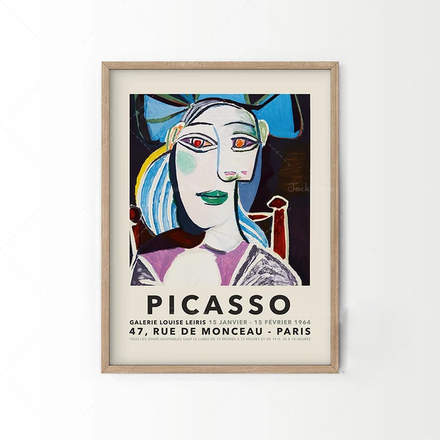 Pablo Picasso Print, Picasso Wall Art, Picasso Exhibition, Picasso