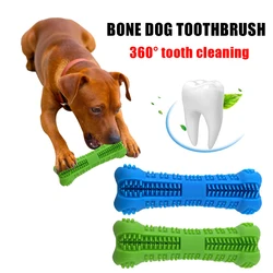 Pet Dog Toothbrushes Chew Toy Doggy Brush Stick Soft Rubber Teeth Cleaning Dot Massage Toothpaste for Small Dogs Pets Toothbrush