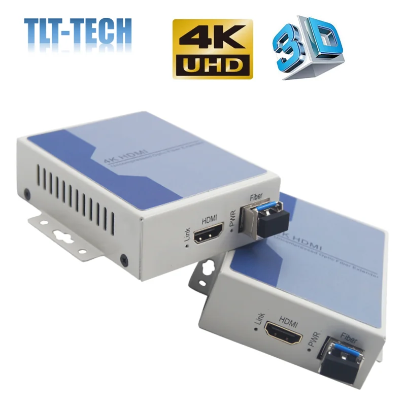 Imagem -02 - Extensores Hdmi de Fibra Ótica 4k Kvm Transmissor e Receptor sem Comprimento de até 20km 12.4 Milímetros