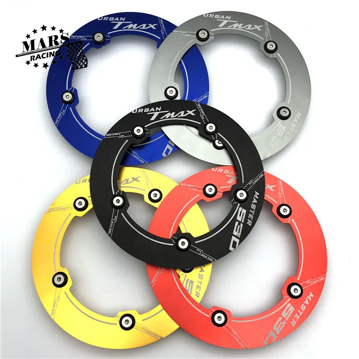 Motorcycle Decorative Cover Transmission Belt Pulley Adornment Cover Wheel Cover For Yamaha T-MAX 530 2017 TMAX530 SX TMAX DX