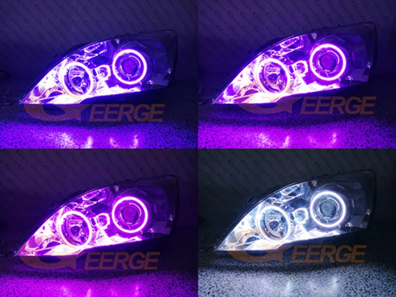 For HONDA CR-V CRV III 2006 2007 2008 2009 2010 2011 RF Remote Bluetooth APP Multi-Color RGB Led Angel Eyes Kit Halo Rings