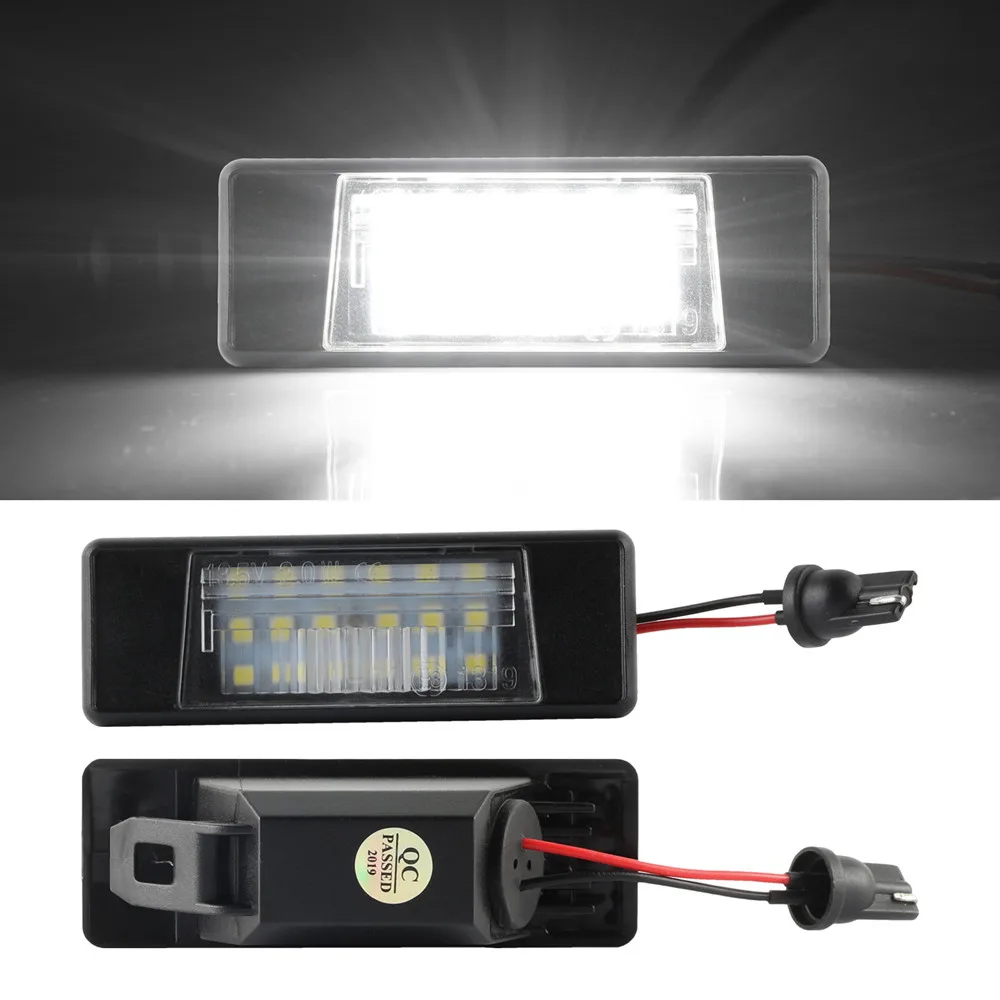 

For Nissan Qashqai J11 Primera P12 Pathfinder R51 X-Trail T31 Juke F15 Micra Versa Navara Infiniti Q50 LED License Plate Light