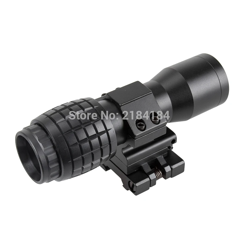 Imagem -05 - Fire Wolf-hunting Tactical Magnifier Visão Óptica Red Dot Rifle Scope Quick Flip Scope 20 mm Montagem para Caça