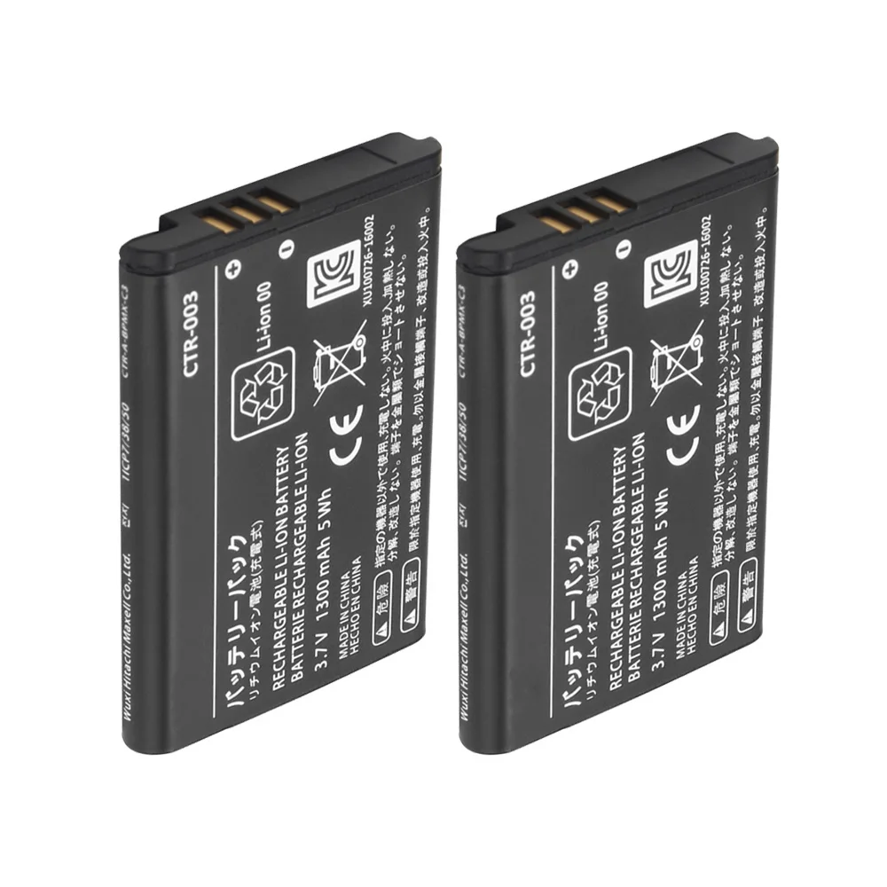 Nuova batteria di ricambio 1300mAh CTR-003 CTR 003 per batteria interna Console Nintendo 3DS 2DS