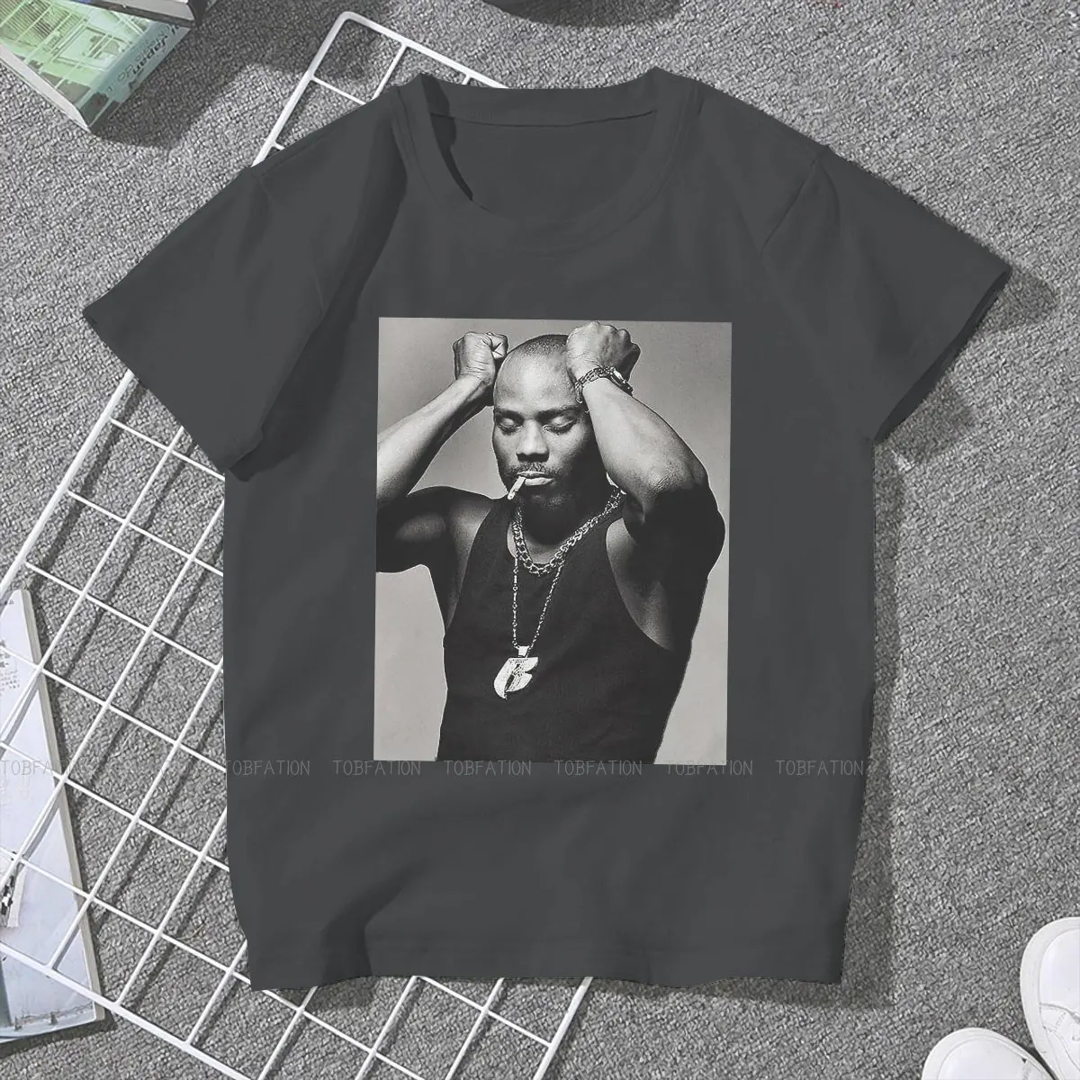 Plakat damskie koszule RIP DMX Hip Hop raper T-shirt w za dużym rozmiarze Harajuku Vintage odzież damska