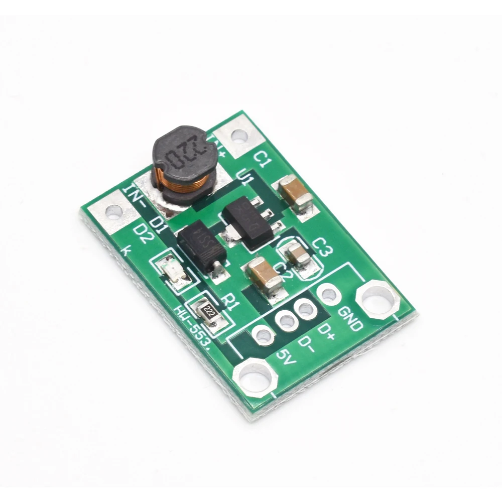 600mA DC-DC Mini zwiększona moc modułu 1-5V do 5V Step-Up Boost Converter — zdjęcie 5
