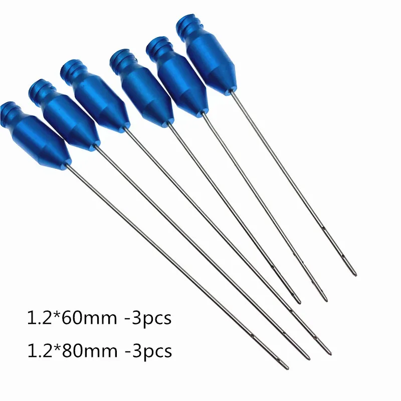 

6pcs Facial liposuction injection needles Infiltration Cannulas Liposuction Cannula