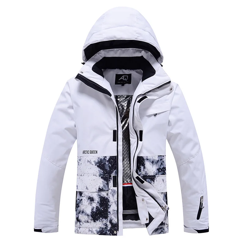 2023 New Fashion Color Block Ski Suit Men Women Windproof Waterproof Snowboarding Jackets Pants Female Snow Costumes Overalls