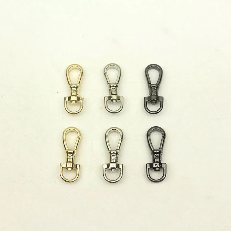 

5Pcs 9mm D Ring Metal Hanger Buckles Lobster Clasp Swivel Trigger Clips Snap Hook for Bags Strap Leather Craft DIY Accessories