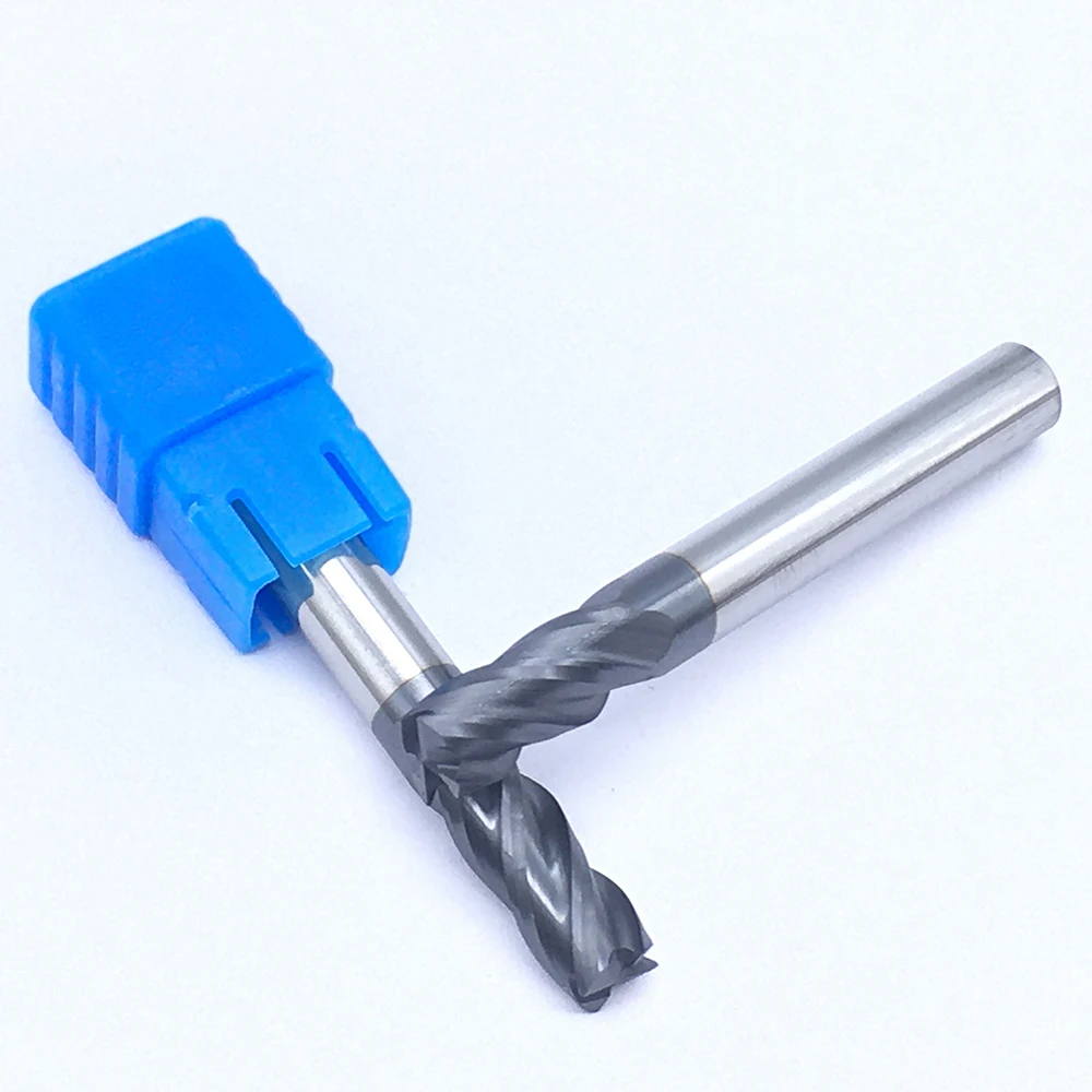 1PCS HRC50 4 Flute D6X15X50L Carbide Tungsten Steel Milling Cutter Flat Bottom Four CNC Lathe Blade End Mill