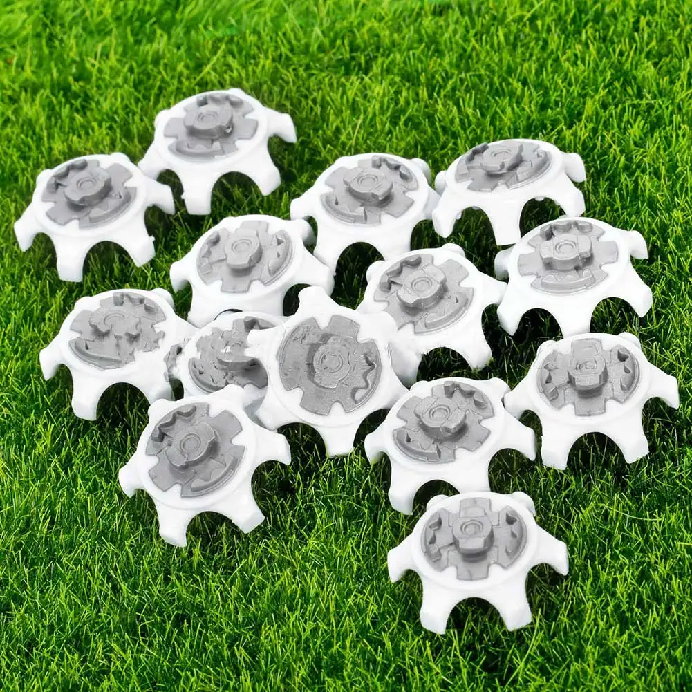 10pcs Golf shoes soft Spikes Pins 1/4 Turn Fast Twist Shoe Spikes Replacement Set golf training aids