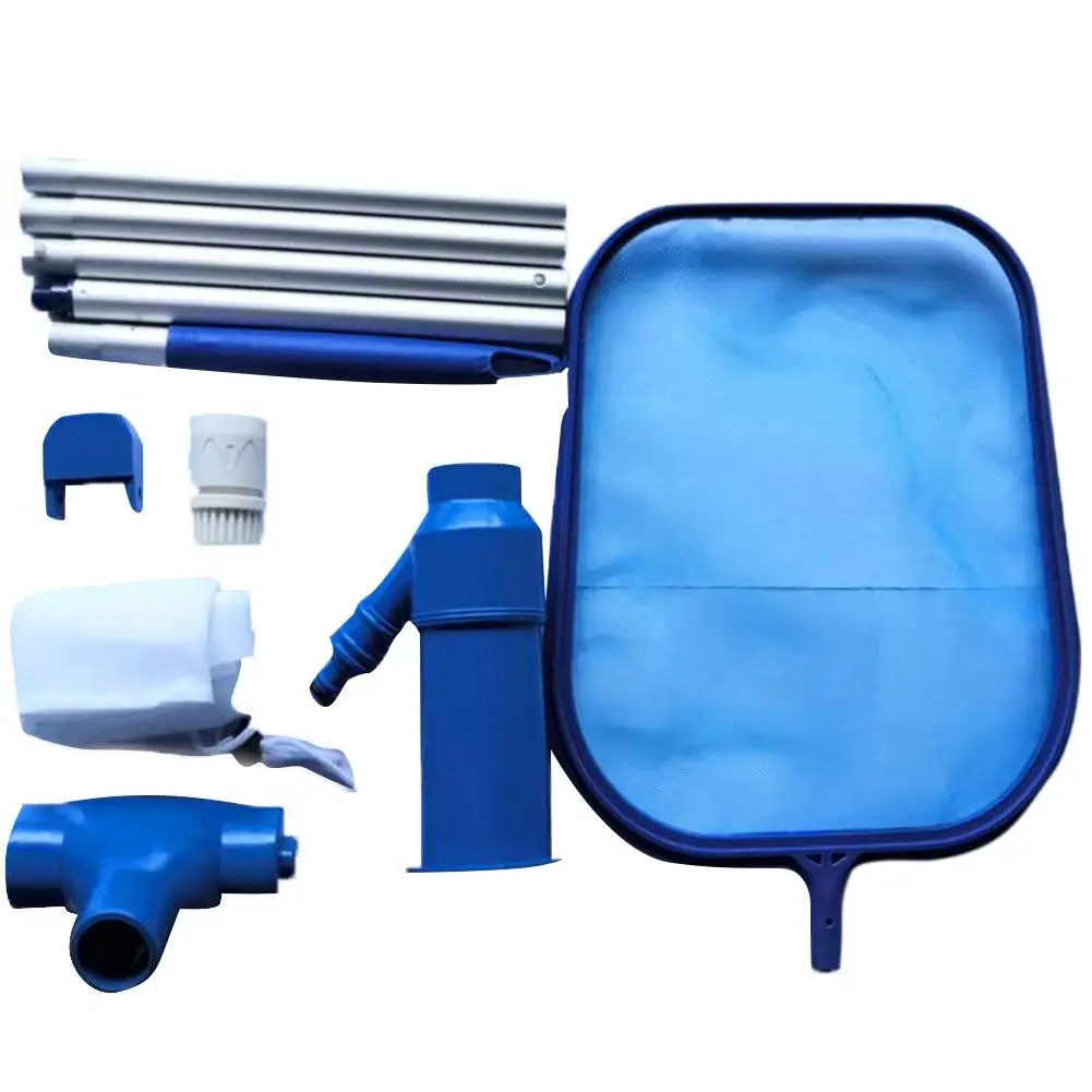 

Pool Cleaning Kit 40x35x5cm Swimming Pool Maintenance Tool Suction Head Cleaning Net Kit Durable Cleaning Tool Accessories