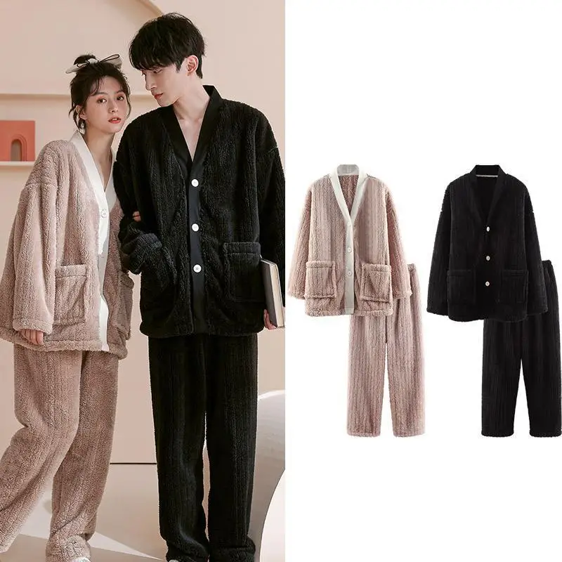 conjunto-de-pijamas-de-franela-para-parejas-ropa-de-dormir-gruesa-lenceria-intima-para-el-hogar-ropa-de-dormir-de-otono-tops-y-pantalones-comodos-2-uds