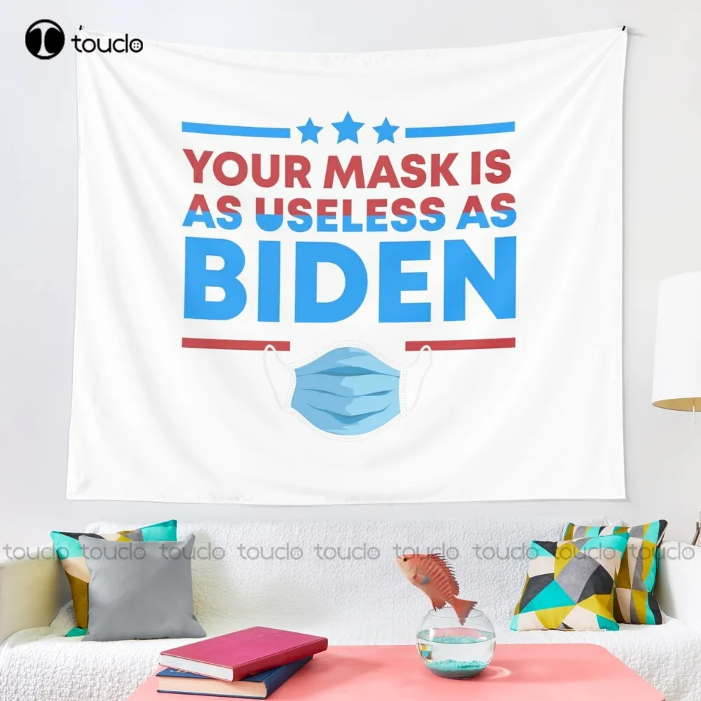 New Joe Biden Sucks Funny Anti-Biden Election Political Tapestry Hip Hop Tapestry Blanket Tapestry Bedroom Bedspread Decoration