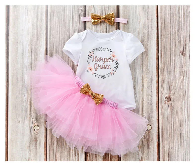 Coming Home Outfit Mother and Daughter Clothes Newborn Gift Flower Wreath Family Clothing 2022 Fashion Summer Take Home Outfit