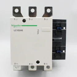 Original Schneider Electric Contact LC1D245M7C Contactor LC1-D245M7 245A 220VAC 50/60Hz Telemecanique Standard TeSys D 3P 3NO