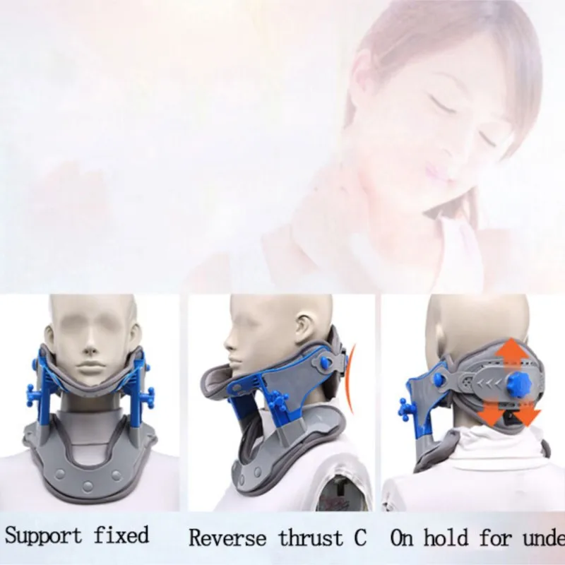 Medical neck collar correction repair neck cervical traction apparatus moxibustion heat treatment of cervical spine instrument image 3