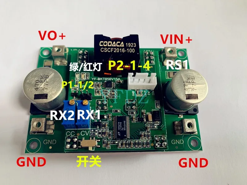 Automatic Buck-boost Module Constant Voltage Constant Current LED Constant Current Power Supply Battery Charging 0.5-15A/3-52V