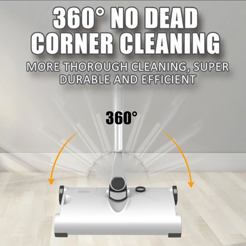 Balayeuse sèche et humide portative, Rechargeable par USB, aspirateur domestique sans fil avec collecteur de poussière automatique, 1200mAh