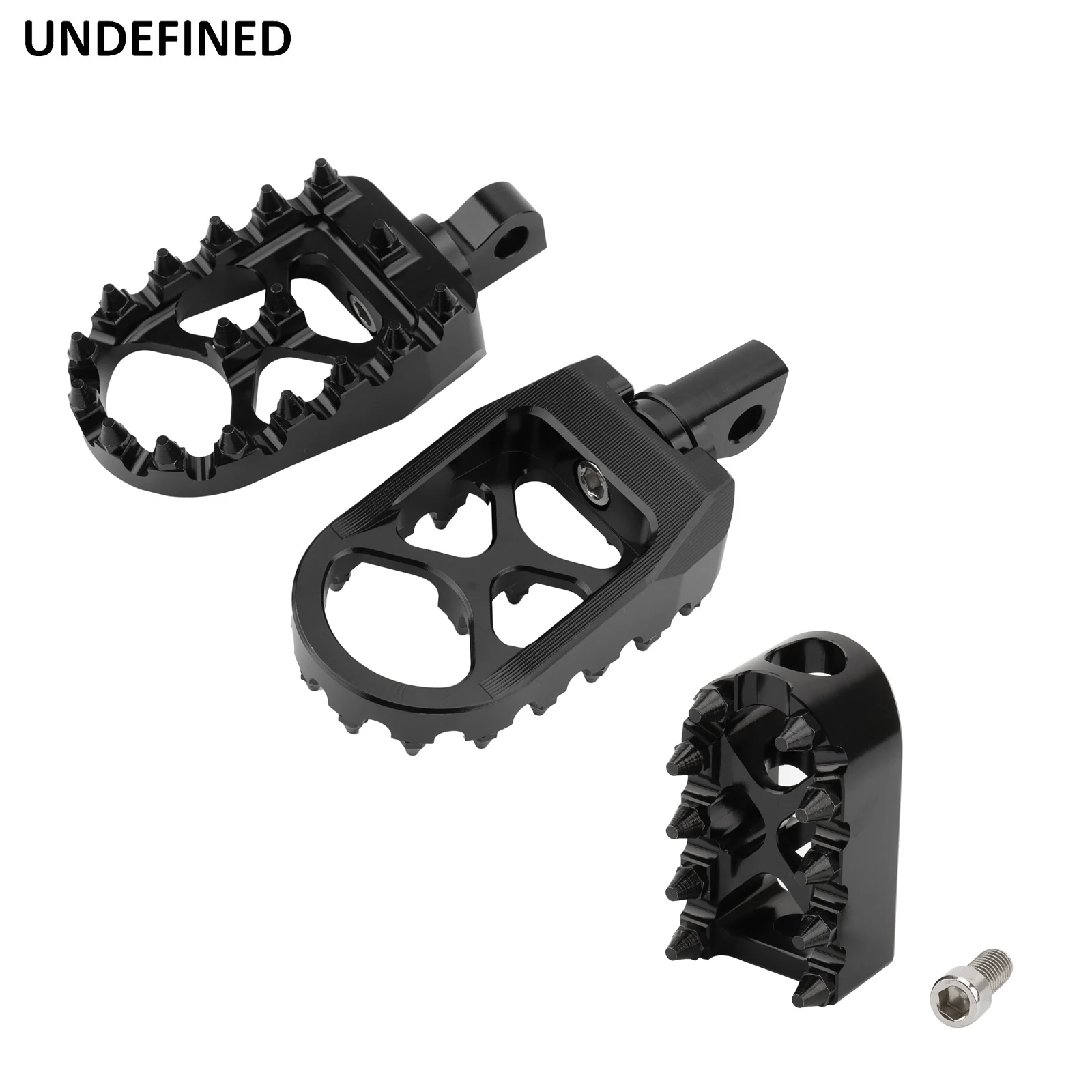 Motorcycle Foot Pegs MX Wide Fat Footrests Pedals W/Shifter Pegs For Harley Sportster XL 883 1200 Dyna Street Bob Bobber Custom