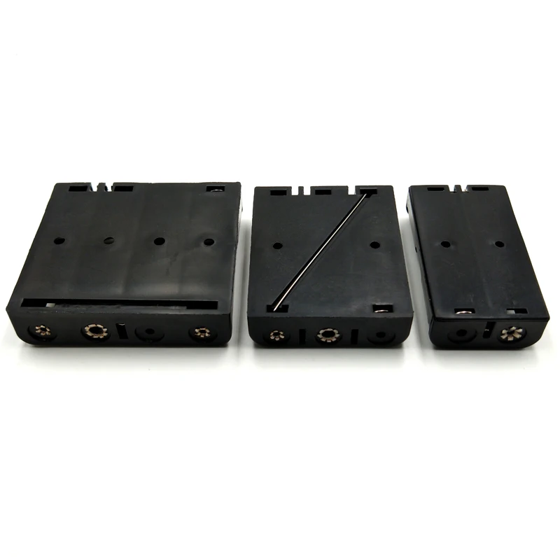 30pcs/lot MasterFire Plastic AA Battery Holder Cover Shell for 2x 3x 4x 1.5V AA Batteries Storage Box Case With 9V Connector