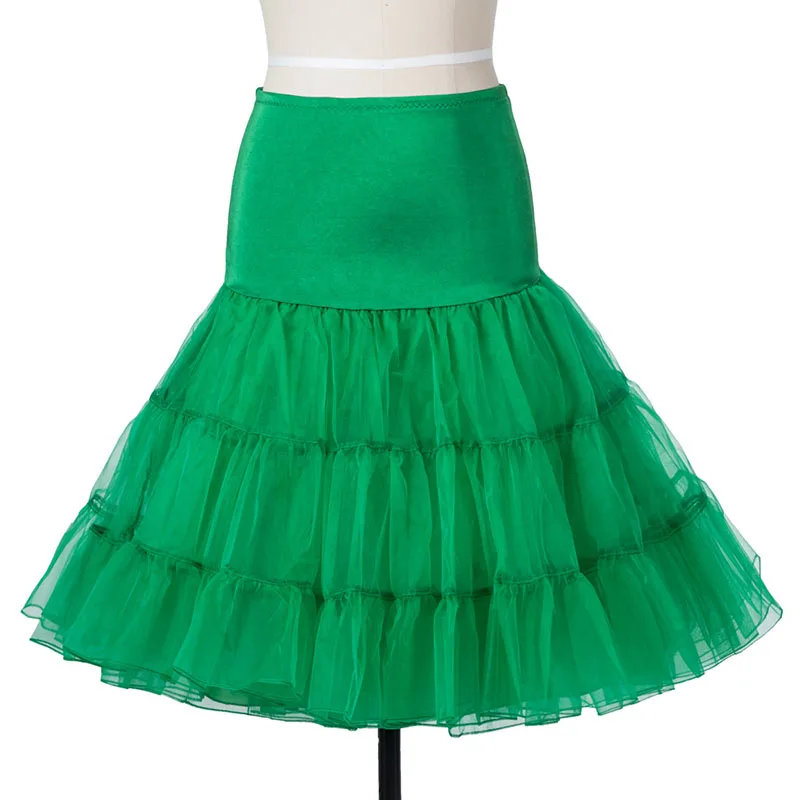 빈티지 50s 60s 여성 볼 가운 투투 스커트 스윙 로커 illy Petticoat 언더 스커트 Crinoline Fluffy Pettiskirt for Wedding