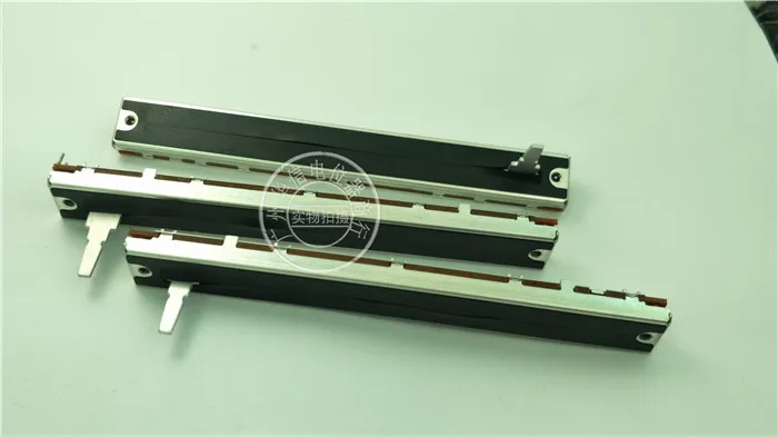 

Original New 100% CD speed fader total length 128MM straight slide fader single potentiometer B10K (SWITCH)