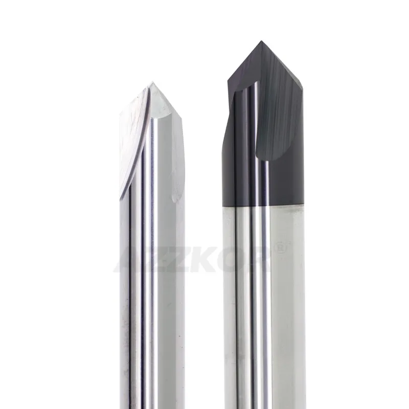 Chamfered Milling Cutter Alloy Coating Tungsten Steel Tool By Steel Aluminum Cnc Maching 3Flute Spot Drills Milling Cutter