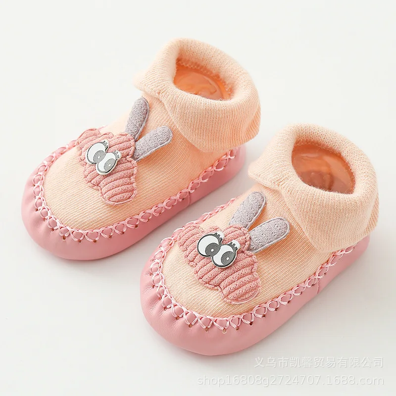 Baby soft soled shoes new born Baby Socks With Rubber Soles Infant Shoes Baby Floor Socks Anti Slip Soft Sole Sock Spring Autumn