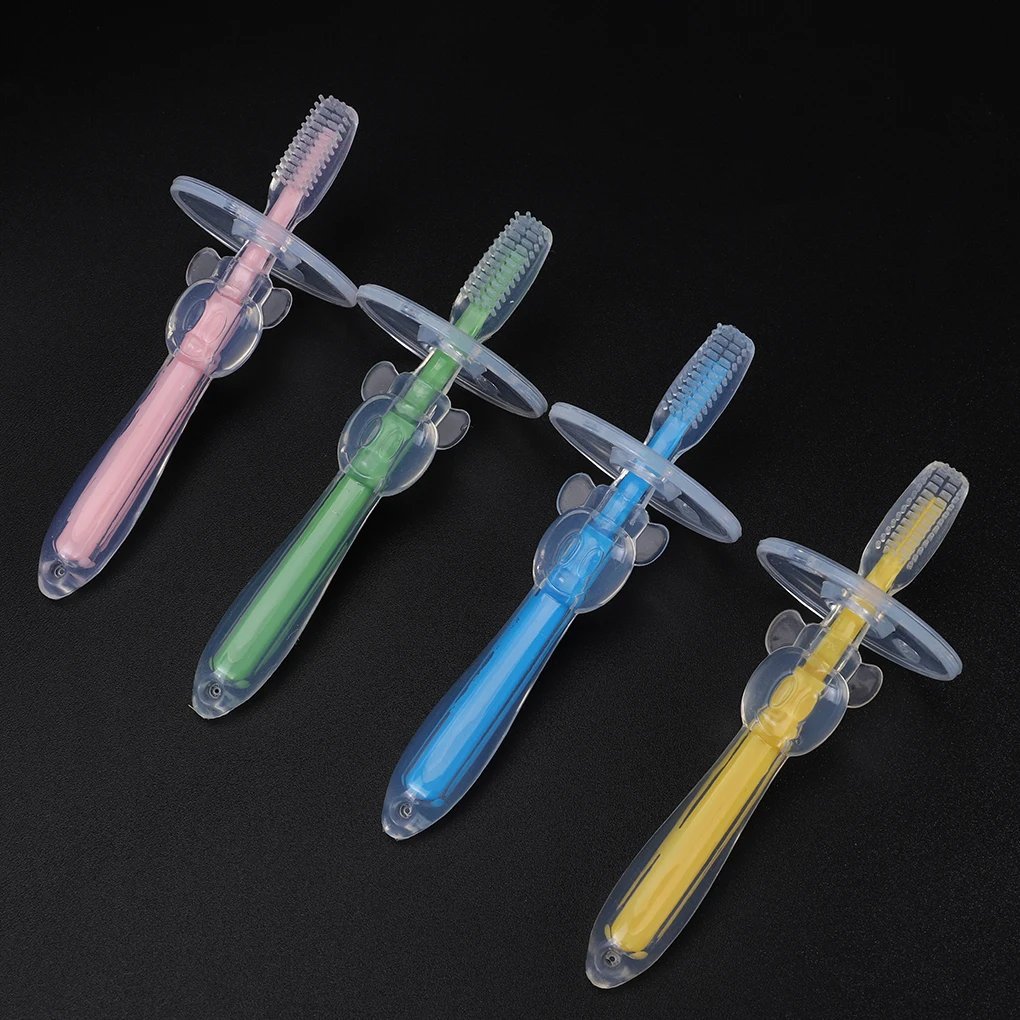 1PC  Kids Soft Silicone Training Toothbrush Baby Children Dental Oral Care Tooth Brush Tool Baby Kid Tooth Brushes