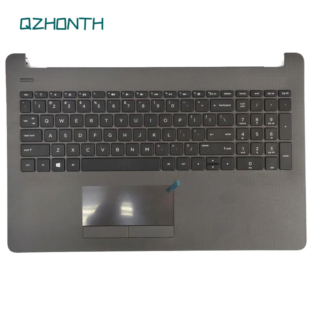 New For HP 15-BS 250 G6 255 G6 Palmrest Top Case with Keyboard Touchpad (Gray) 929906-001