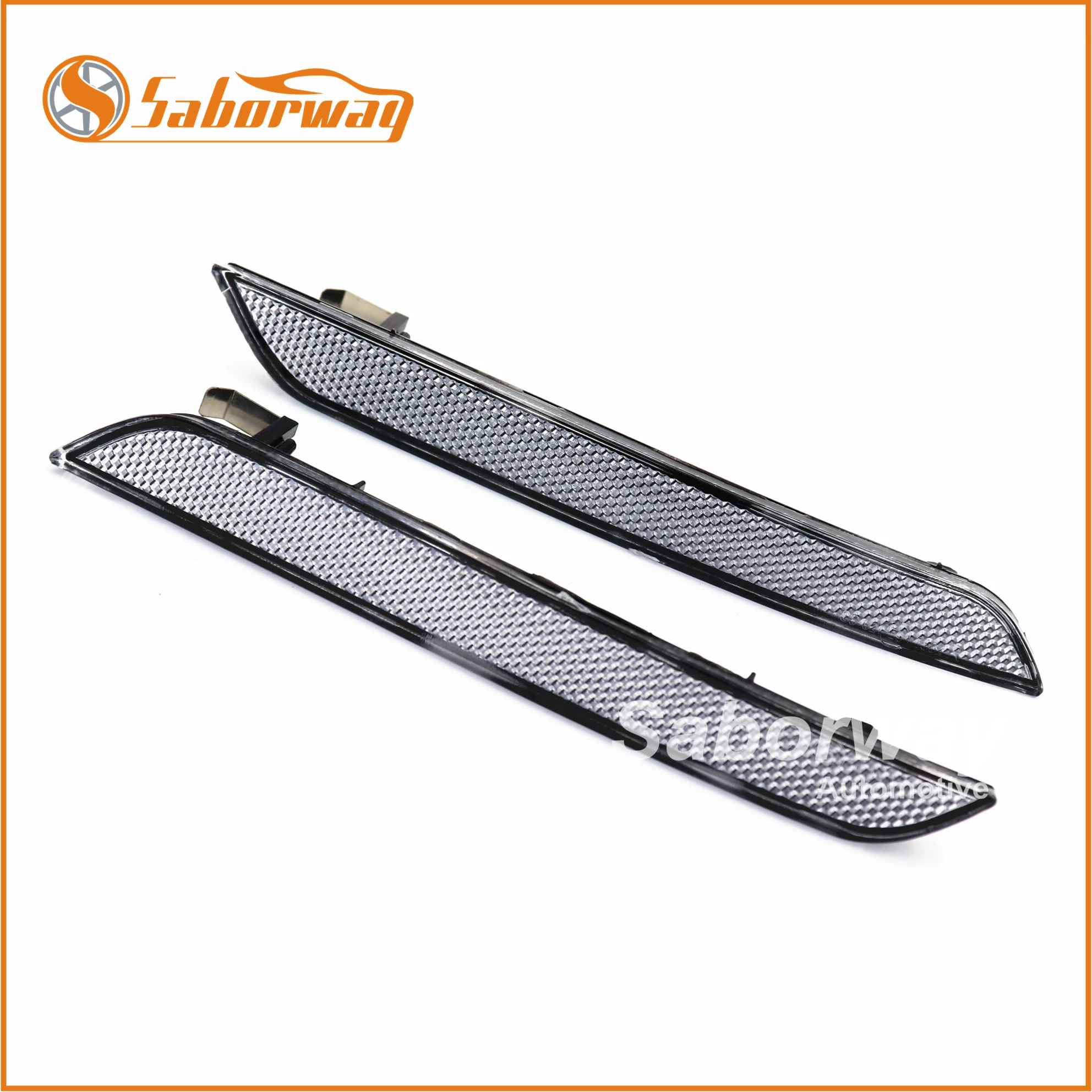 Saborway 1Pair Front Bumper Reflector Lamp Side Marker Light For BMW X6 E71 E70 E72 X5M 63147187087 63147187088