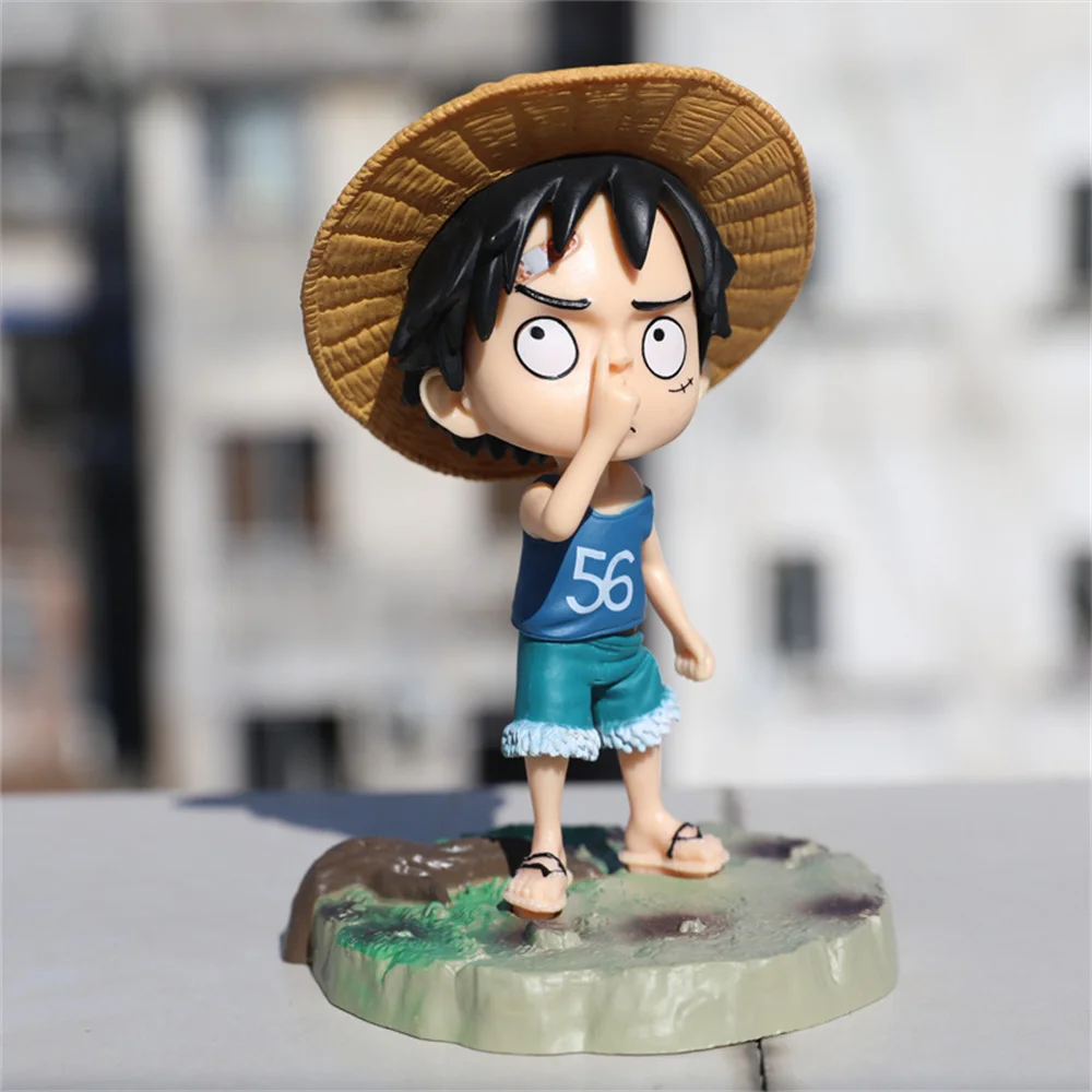 14CM Anime One Piece Action Figure PVC Luffy New Action Collectible Model Decorations Doll Children Toys For Christmas Gift