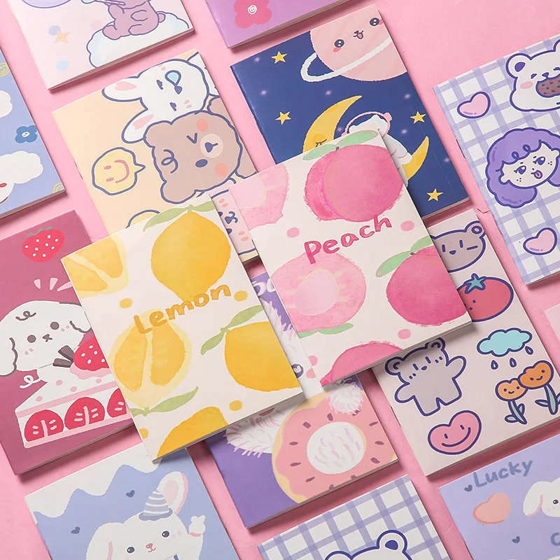 36 pcs/lot Kawaii Mini Animal Dog Bear Notebook Cute Note Book Diary Day Planner Kawaii Journal Stationery gift School Supplies