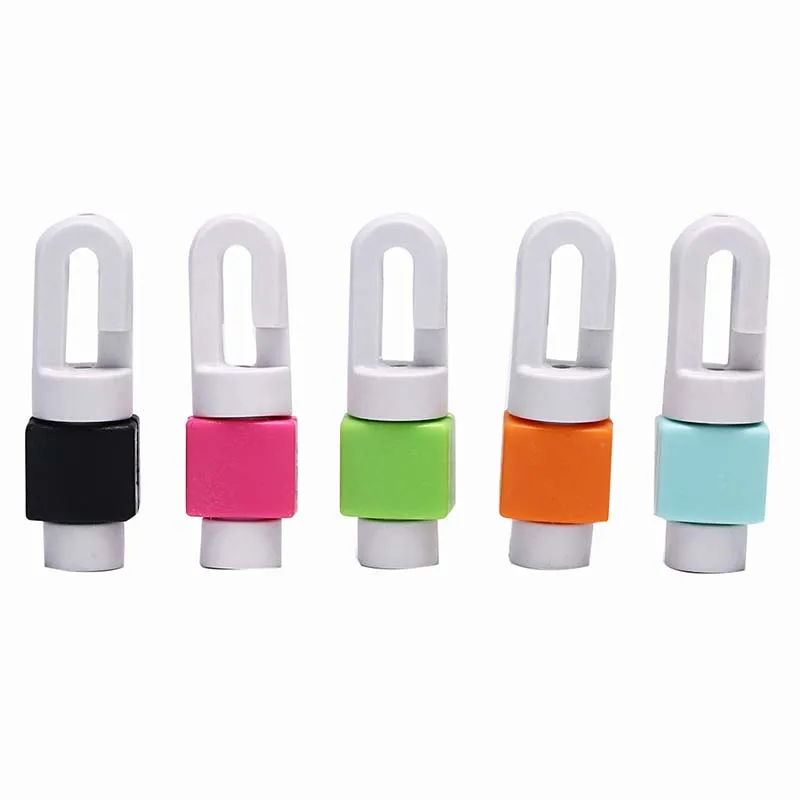 Earphone Cable Protector Organizer Headphone Line Cord Protection Sleeves Cable Winder Plastic KOQZM