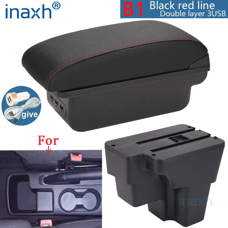 Voor KIA RIO Armsteun Doos Voor KIA STONIC KIA Rio lx Cerato Auto Armsteun Retrofit deel Opbergdoos Auto accessorie Zuid-amerika
