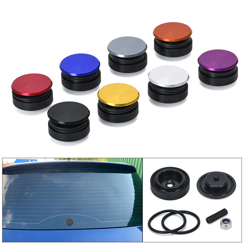 1 Set Aluminum Car Rear Wiper Delete Kit Plug Cap for Honda Acrua Toyota Mazda Nissan Kia Universal Car Accessories