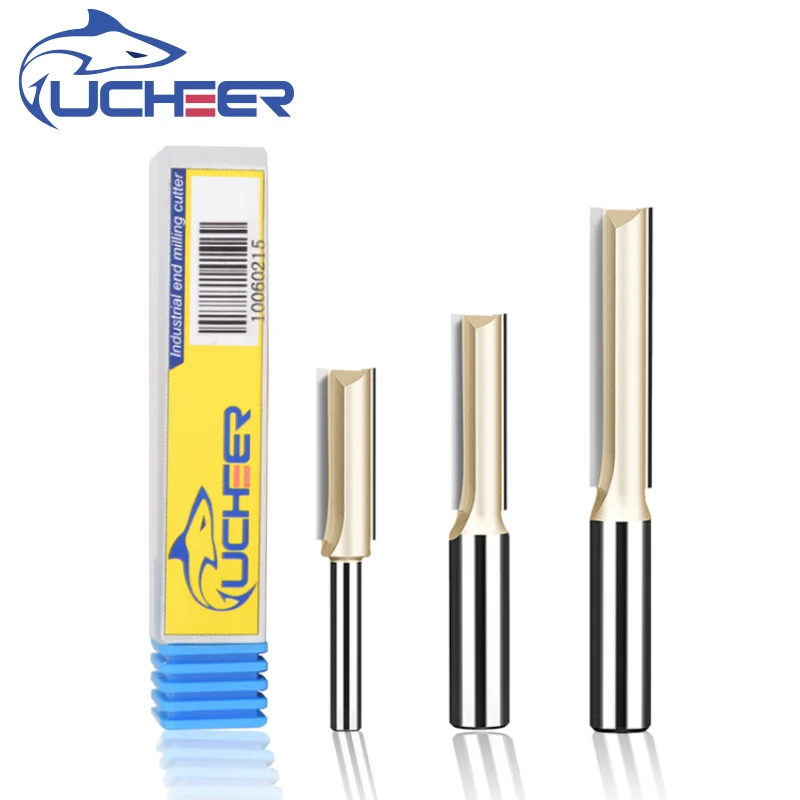 UCHEER double - edged Professional level straight cutter artificial particleboard cutting special woodworking milling cutter slo