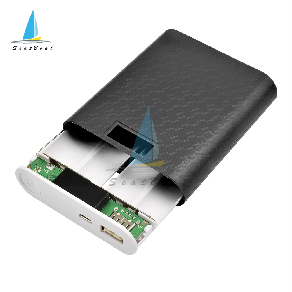 Micro USB Power Bank Shell 5V DIY 4*18650 Case Battery Charge Storage Box Without Battery For Charging Mobile Phones