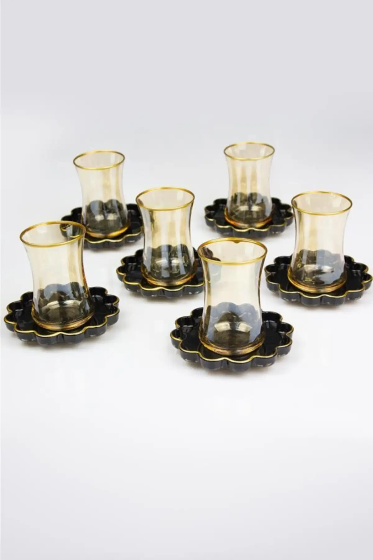 

Uras Gilded Tea Cup Pad Tea Set M5 English Tea Cup Glass Cup