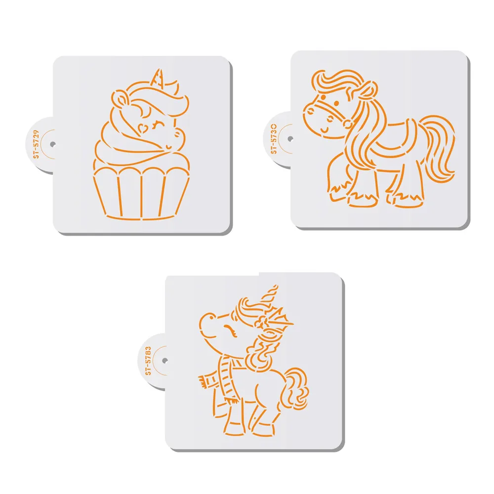 3Pcs/Set Unicorn An…