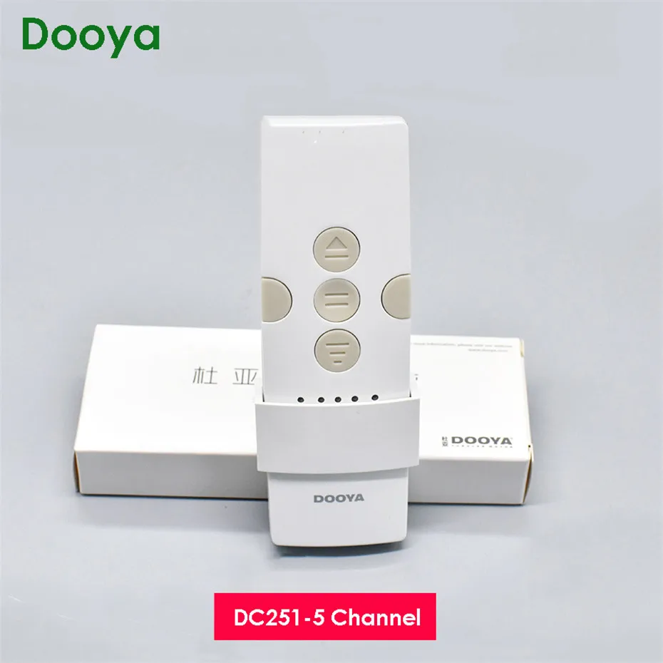 Dooya DC251 5-Channel RF433 Remote Controller,RF433 Wireless Emitter for Dooya RF433 Curtain Motor/Dooya RF433 Tubular Motor