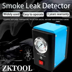 Car Smoke Leak Detector, 2V Car Pumpless EVAP Leak Gas Leak Locator Pipe Inspection Tool, Smoke Leak Detection Tool