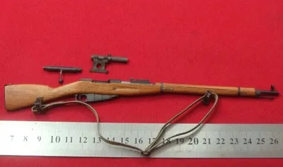 1: 6 Soviet famous rifle of World War II, all metal solid wood material, Mosin Nagan 1891/30 blocking rifle