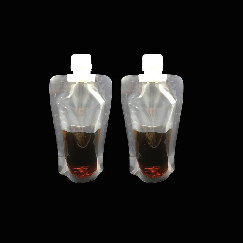 

30pcs Stand Up Plastic Drink Packaging Bag Spout Pouches for Beverage Liquid Juice Milk Shake Coffee