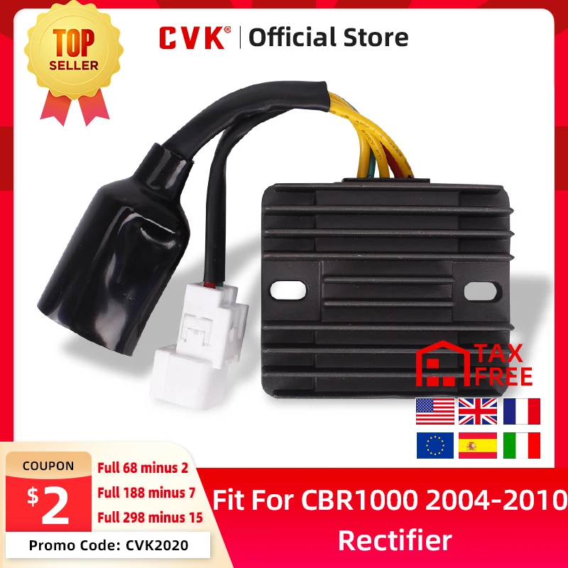 CVK Rectifier Voltage Regulator Charger For HONDA CBR1000RR CBR1000 2004 2005 2006 2007 2008 2009 2010 04-10 CBR600RR 2007-2012