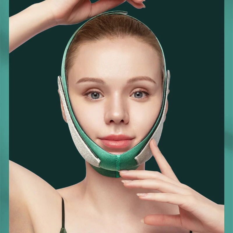 Full Cover V Face Strap Lift Belt Facial Shape Line Chin Cheek Lifting Bandage Graphene V Face Skin Care Anti Wrinkle Bandage