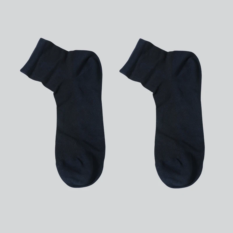 DONG AI – chaussettes courtes pour hommes, 1 paire, chaussettes confortables et Cool, coton peigné, Business, respirantes