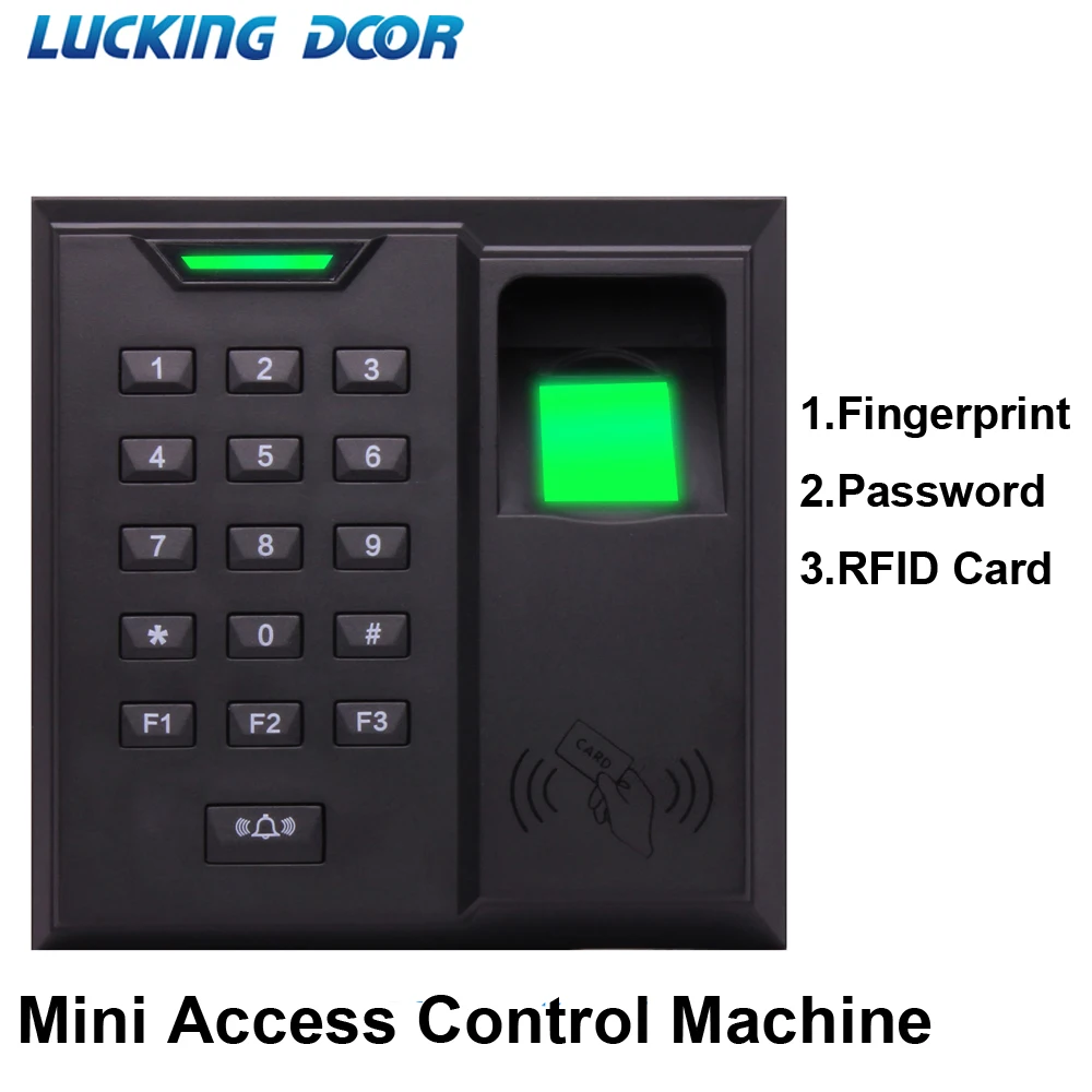 

digital fingerprint 125Khz RFID Access Control Time attendance password lock fingerprint lock integrated machine key 500 user