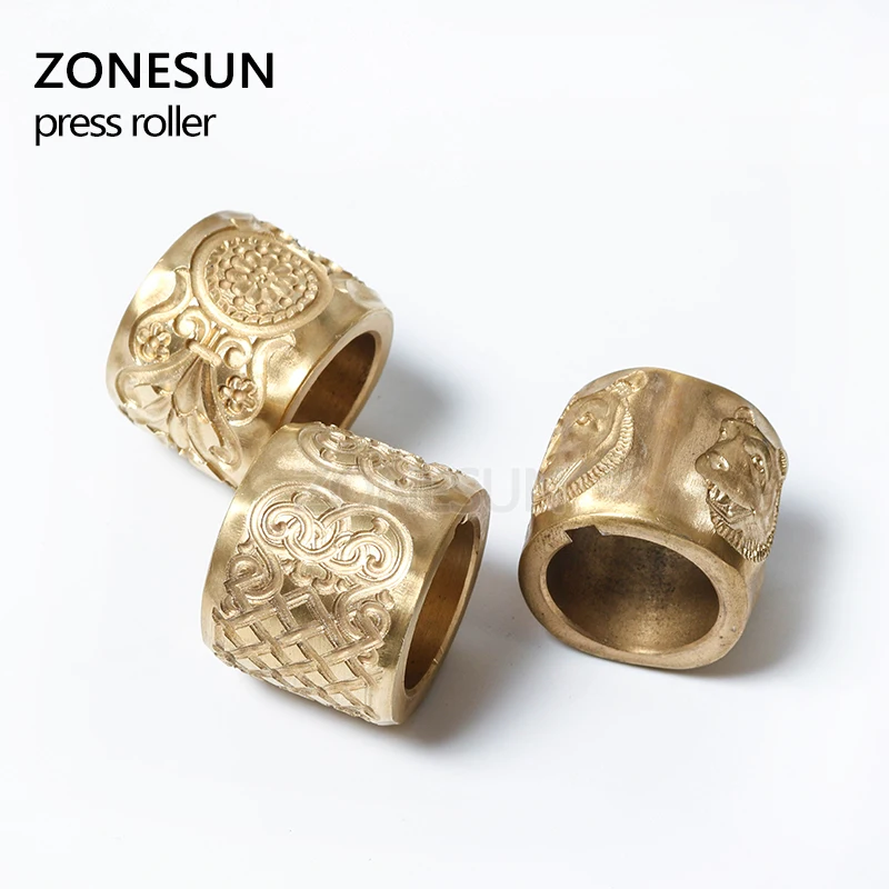 Imagem -02 - Zonesun-leather Stamping Embossing Tool Pulseira Correias Estampagem Machine